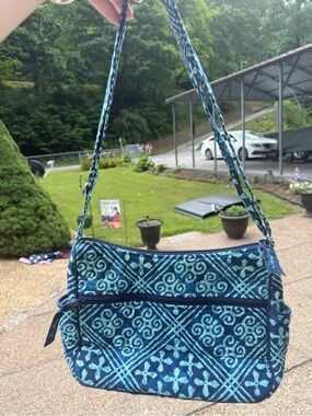 Vera Bradley On the Go Crossbody - Retired Cuban Tiles Pattern